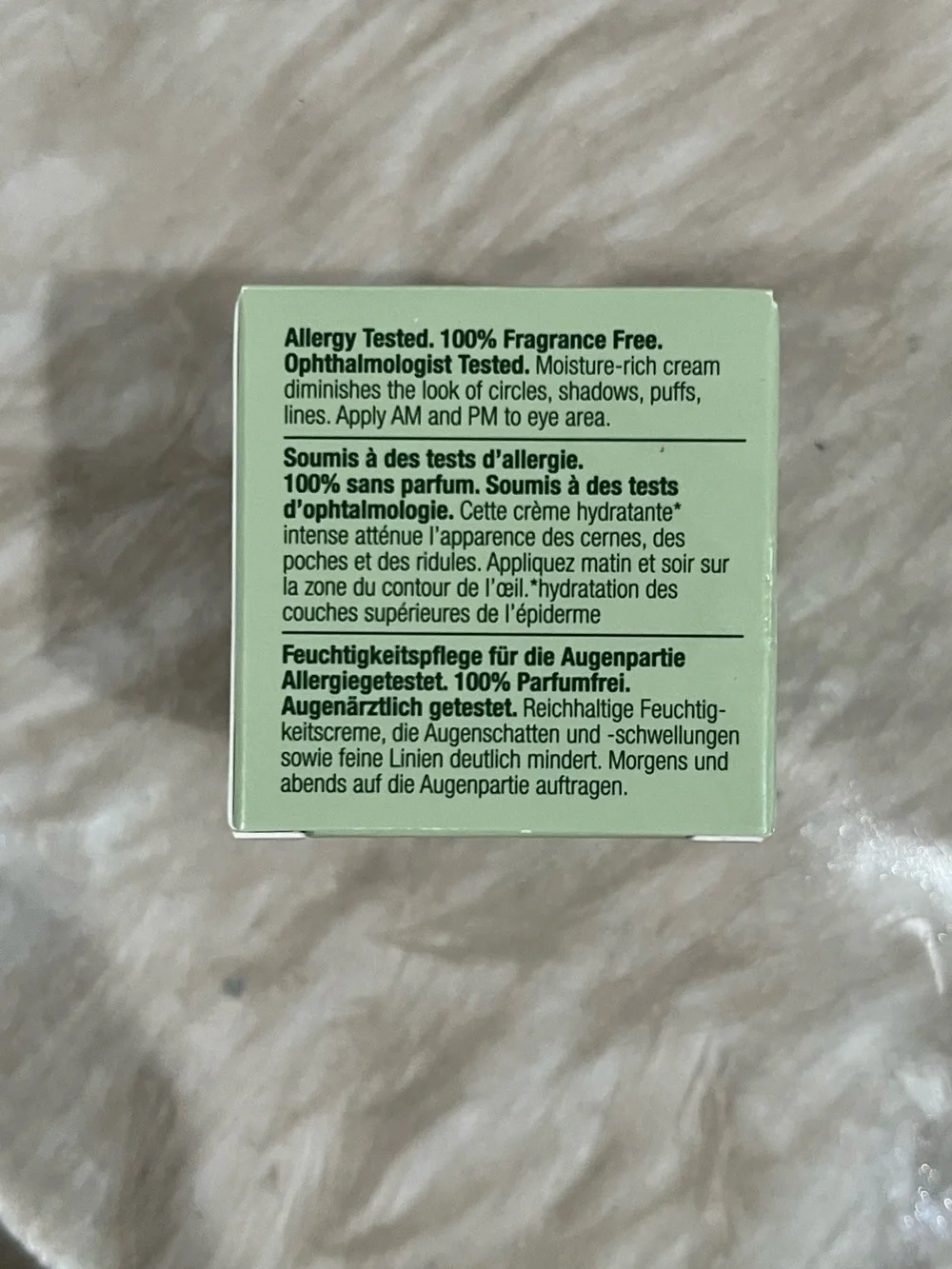 NEW Clinique All About Eyes Rich Eye Cream Under Eye Smoother 05 Ounces